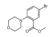 Methyl 5-bromo-2-morpholinobenzoate Structure