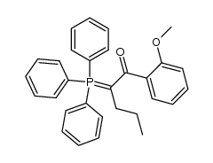 1-(2-methoxybenzoyl)butylidene(triphenyl)phosphorane Structure