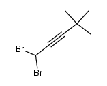 1,1-dibromo-4,4-dimethylpentyne-2 Structure