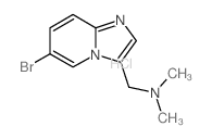 (6-Bromoimidazo[1,2-a]pyridin-3-yl)-N,N-dimethylmethanamine hydrochloride结构式