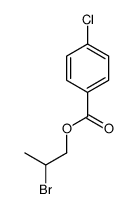 2-bromopropyl 4-chlorobenzoate Structure