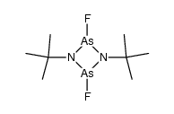 1,3-di-tert-butyl-2,4-difluoro-1,3,2,4-diazadiarsetidine Structure