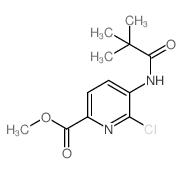 Methyl 6-chloro-5-pivalamidopicolinate Structure