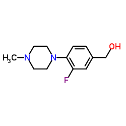 (3-fluoro-4-(4-Methylpiperazin-1-yl)phenyl)Methanol结构式