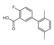 5-(2,5-dimethylphenyl)-2-fluorobenzoic acid Structure