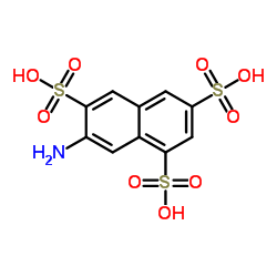 2-Naphthylamine-3,6,8-trisulfonic acid structure
