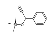 trimethyl((1-phenylprop-2-yn-1-yl)oxy)silane结构式