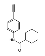 N-(4-ethynylphenyl)cyclohexanecarboxamide结构式