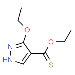 1H-Pyrazole-4-carbothioicacid,3-ethoxy-,O-ethylester(9CI) Structure
