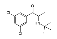 2-(tert-Butylamino)-3',5'-chloropropiophenone hydrochloride结构式