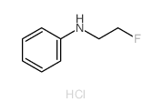 Benzenamine,N-(2-fluoroethyl)-, hydrochloride (1:1)结构式