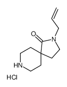 2-prop-2-enyl-2,8-diazaspiro[4.5]decan-1-one,hydrochloride Structure