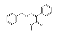 methyl α-[(phenylmethoxy)imino]benzeneacetate Structure