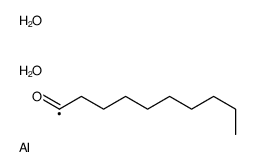 Aluminum, dihydroxy(1-oxodecyl)-结构式