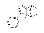 ((1R,2R,4S)-2-methyl-3-methylene-7-oxabicyclo[2.2.1]hept-5-en-2-yl)(phenyl)methanone Structure