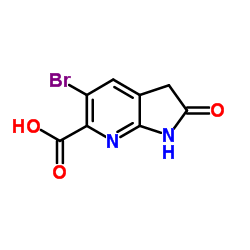 5-Bromo-2-oxo-2,3-dihydro-1H-pyrrolo[2,3-b]pyridine-6-carboxylic acid picture