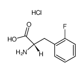 L-Phenylalanine, 2-fluoro-, hydrochloride structure