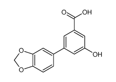 3-(BENZO[D][1,3]DIOXOL-5-YL)-5-HYDROXYBENZOIC ACID Structure