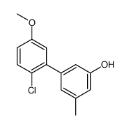 3-(2-chloro-5-methoxyphenyl)-5-methylphenol Structure