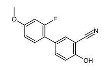 5-(2-fluoro-4-methoxyphenyl)-2-hydroxybenzonitrile Structure