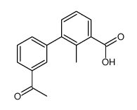 3-(3-acetylphenyl)-2-methylbenzoic acid Structure