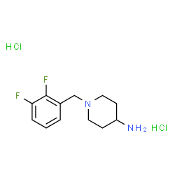 1-(2,3-Difluorobenzyl)piperidin-4-aminedihydrochloride structure