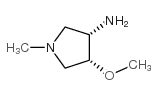 3-Pyrrolidinamine,4-methoxy-1-methyl-,cis-(9CI)结构式