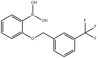 2-(Trifluoromethylbenzyloxy) phenylboronic acid Structure