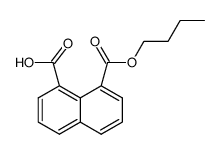 1,8-naphthalic acid, butyl monoester Structure