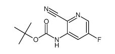 2-Cyano-5-Fluoro-Nicotinic Acid Tert-Butyl Ester Structure