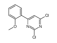 2,4-dichloro-6-(2-methoxyphenyl)pyrimidine Structure