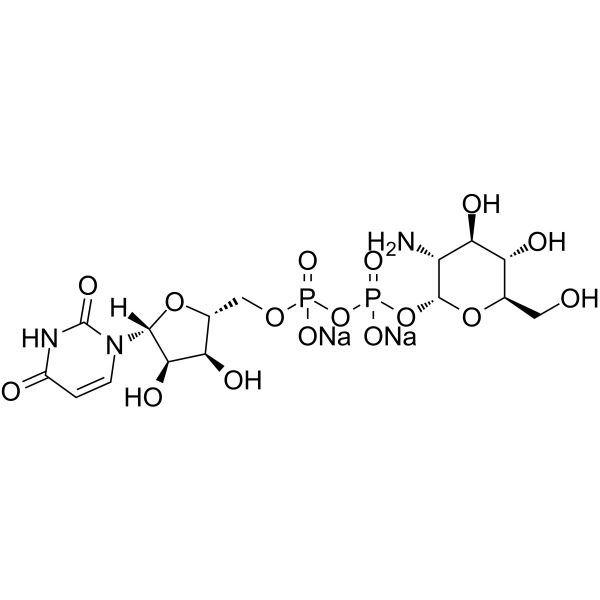 UDP-glucosamine disodium结构式