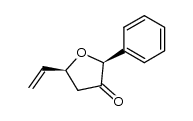 cis-2-phenyl-5-vinyl-3-terahydrofuranone Structure