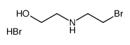 2-(2-bromoethylamino)ethanol,hydrobromide Structure