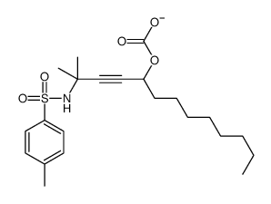 [2-methyl-2-[(4-methylphenyl)sulfonylamino]tridec-3-yn-5-yl] carbonate结构式