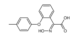 E-α-hydroxyimino-2-(4-methylphenoxy)phenylacetic acid结构式