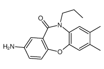 8-amino-2,3-dimethyl-5-propylbenzo[b][1,4]benzoxazepin-6-one结构式