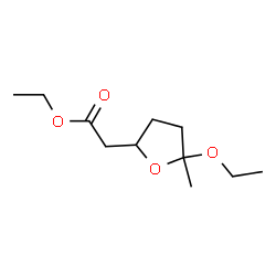 2-Furanaceticacid,5-ethoxytetrahydro-5-methyl-,ethylester(9CI) Structure
