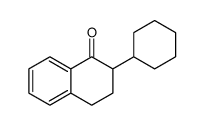 2-CYCLOHEXYL-3,4-DIHYDRONAPHTHALEN-1(2H)-ONE结构式