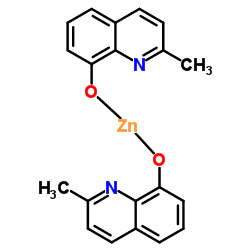 Zinc bis(2-methyl-8-quinolinolate) Structure