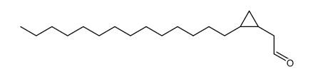 2-(2-tetradecylcyclopropyl)acetaldehyde结构式