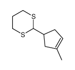 2-(3-methylcyclopent-3-en-1-yl)-1,3-dithiane Structure
