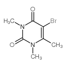 1,3,6-三甲基-5-溴尿嘧啶结构式