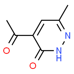 3(2H)-Pyridazinone, 4-acetyl-6-methyl- (9CI) Structure