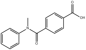 4-[methyl(phenyl)carbamoyl]benzoic acid结构式