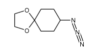 8-azido-1,4-dioxa-spiro[4.5]decane结构式