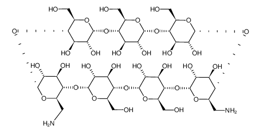 A,D-diamino-β-cyclodextrin结构式