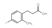 3-(4-FLUORO-2-METHYL-PHENYL)-PROPIONIC ACID structure