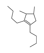 (3S,4S)-1,2-dibutyl-3,4-dimethylcyclopentene结构式