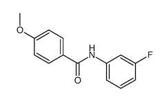 N-(3-Fluorophenyl)-4-methoxybenzamide structure